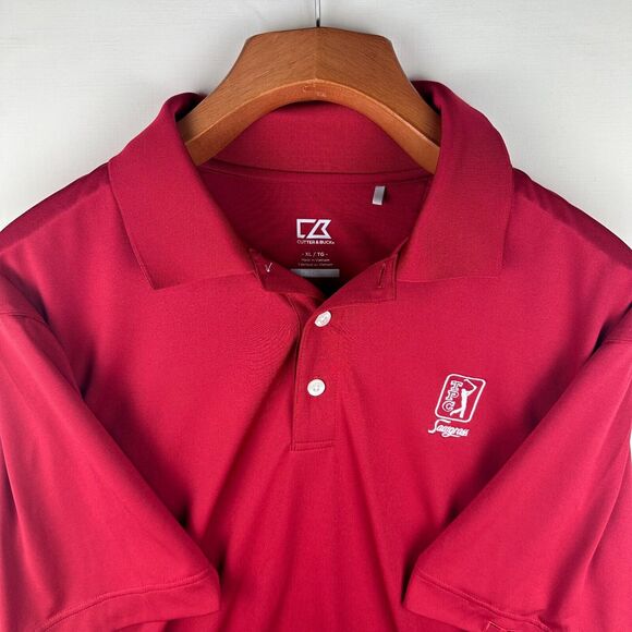 Cutter & Buck x TPC Sawgrass Men's Size XL Performance Golf Polo Short Sleeve - Picture 1 of 9